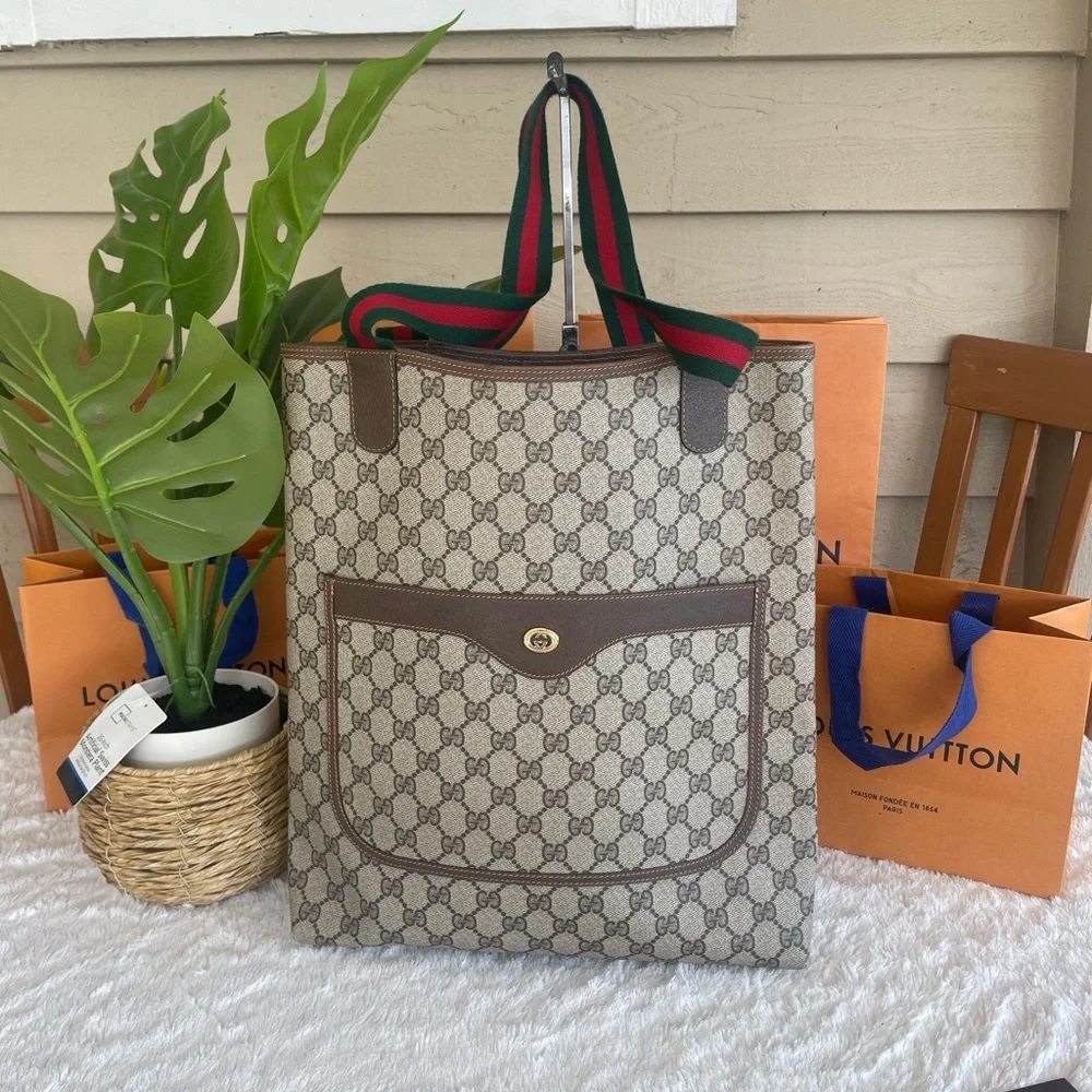 Gucci tote bag🤎🤎🩶🤎🤎 - Picture 1 of 15